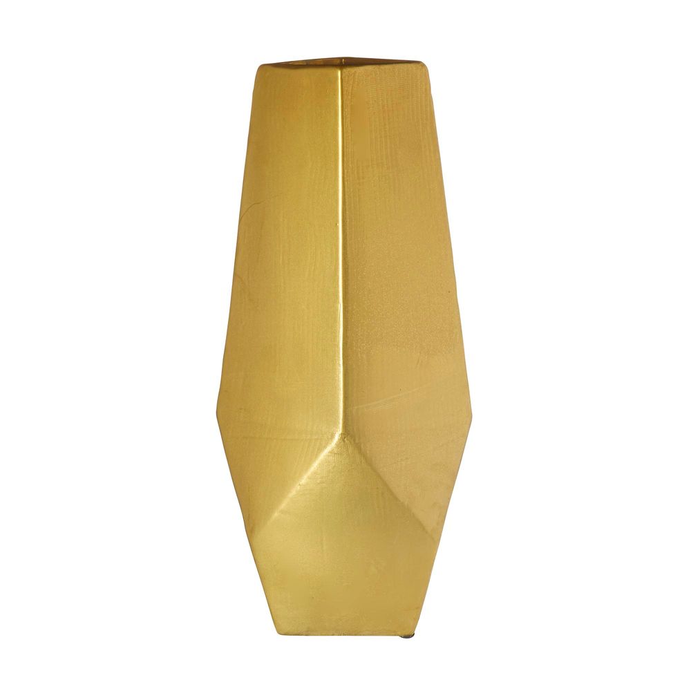 Cubic Vase In Gold - Tall - Notbrand