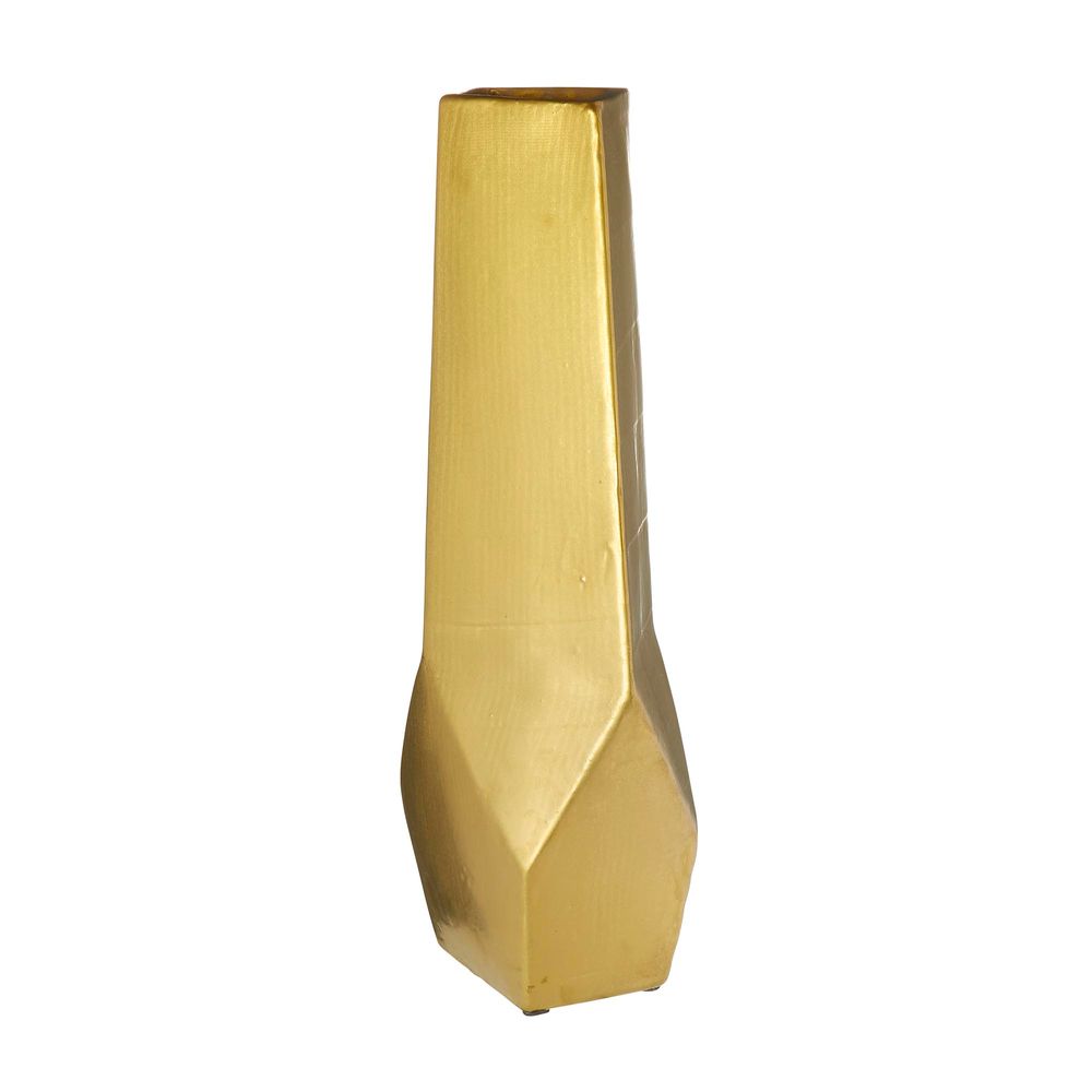 Cubic Vase In Gold - Tall - Notbrand