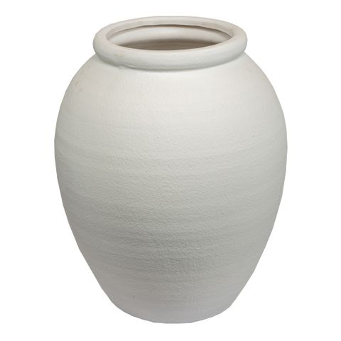 Arc Pot in White - Large - Notbrand