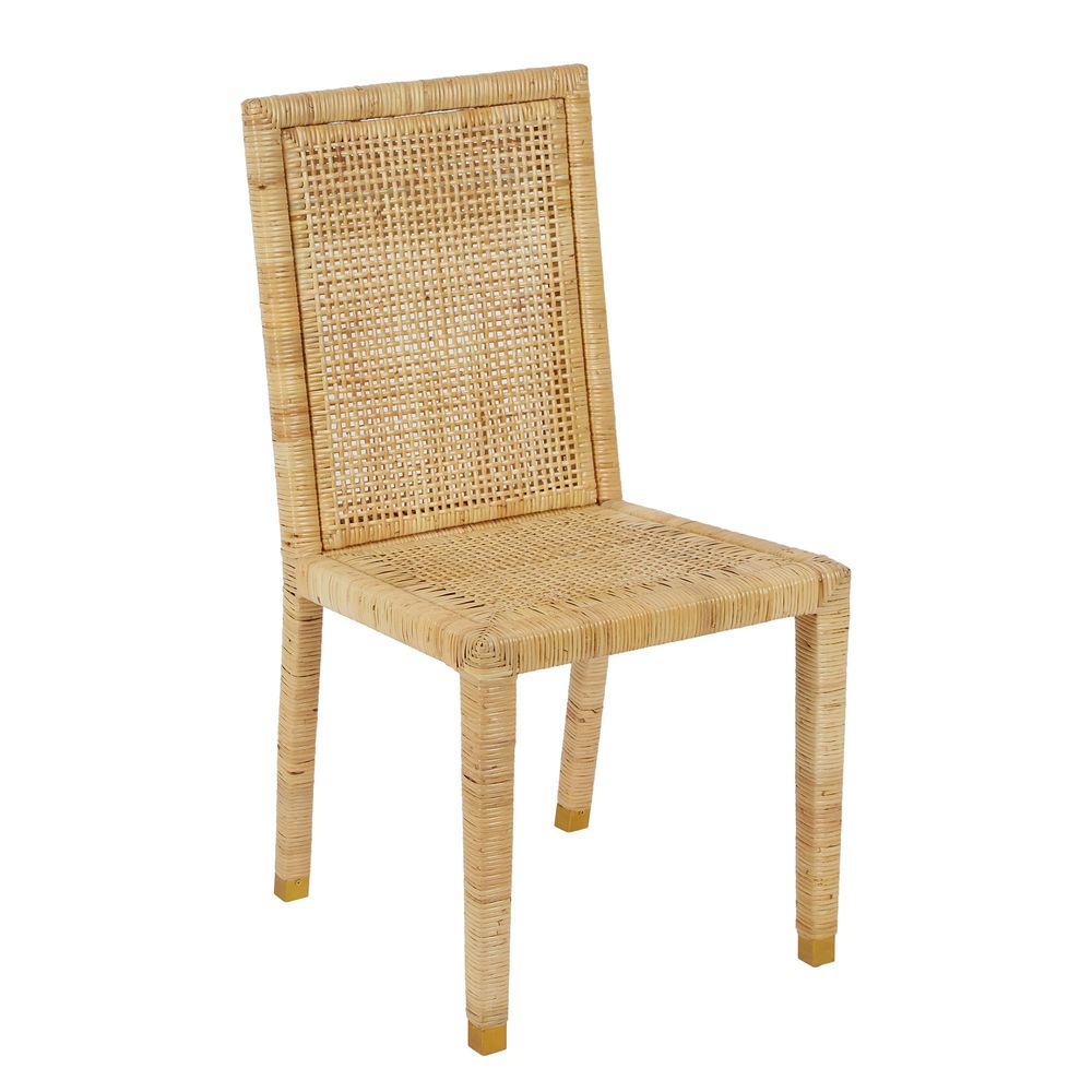 Anaheim Wooden Frame Dining Chair - Natural - Notbrand