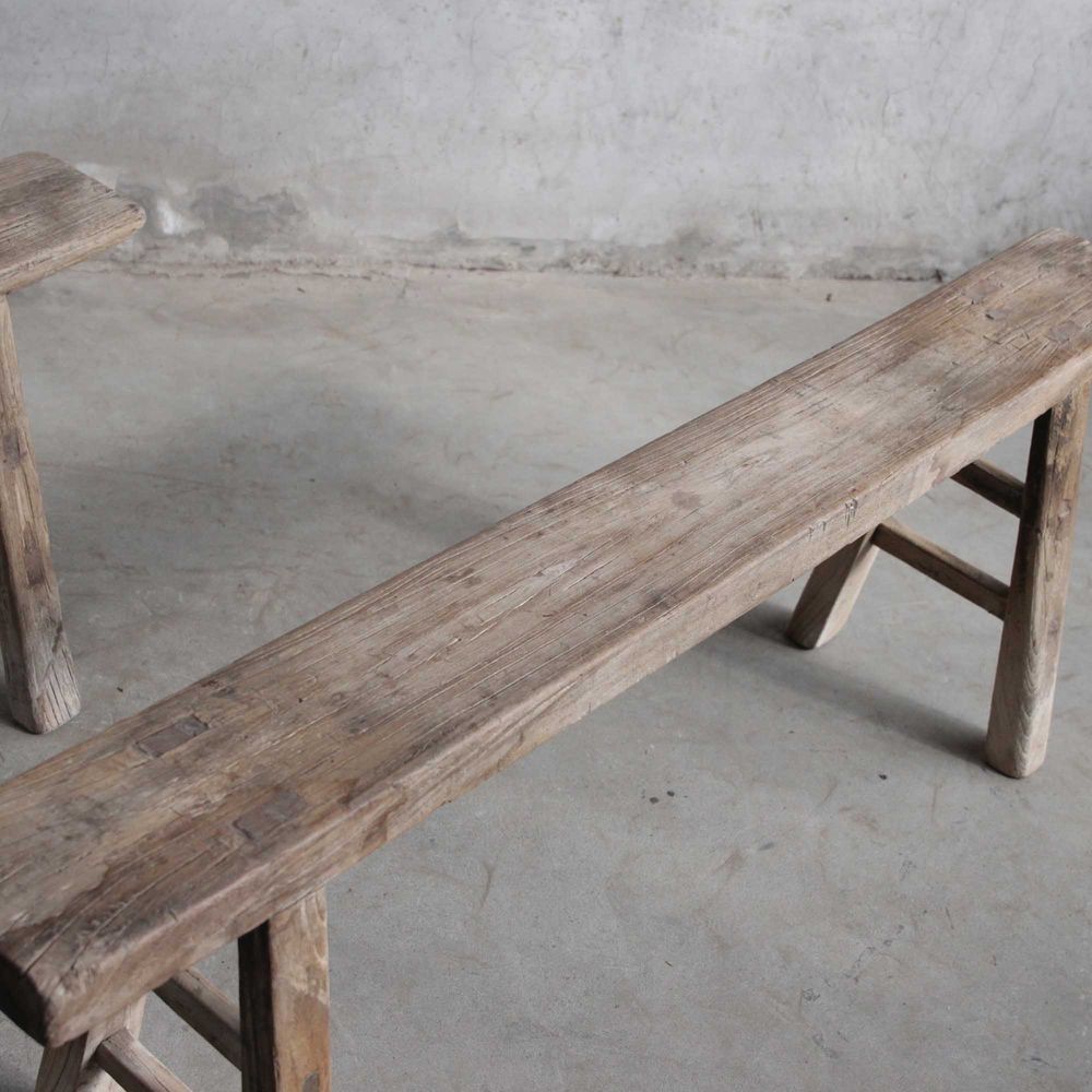 The Old Elm Wood Bench - 120 Years - Notbrand