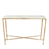 Aries Marble Console - Gold Colour - Notbrand