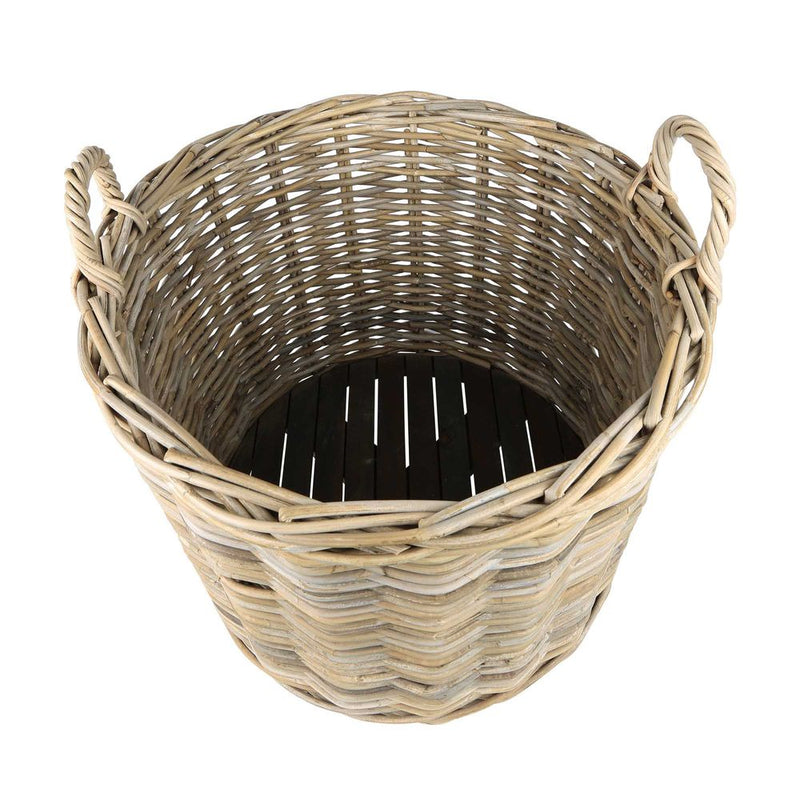 Keto Jawit Basket In Grey - Large - Notbrand