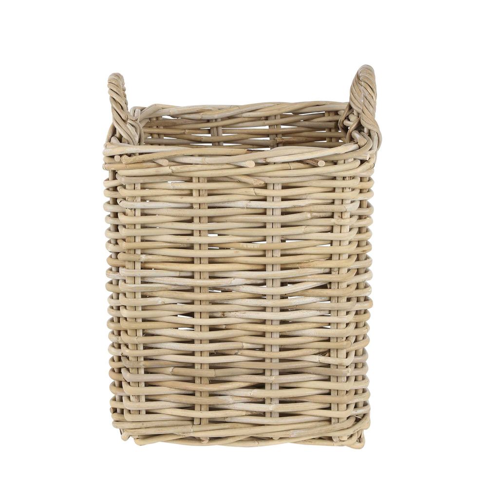 Biskal Kubu Basket Set Of 2 - Grey - Notbrand