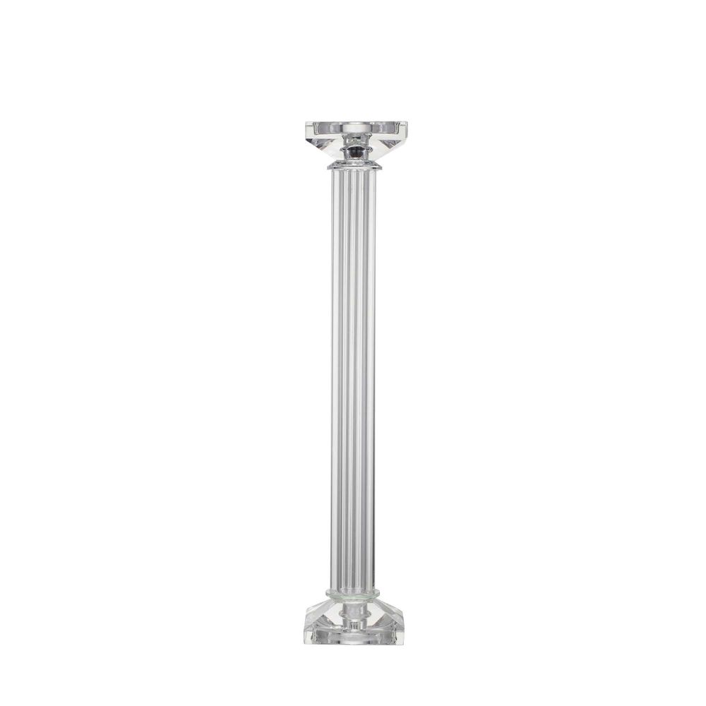 Ciro Glass Candle Holder In Clear - Small - Notbrand