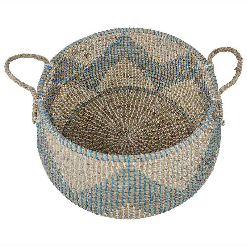 Set of 2 Zhenga Seagrass Baskets - Natural - Notbrand