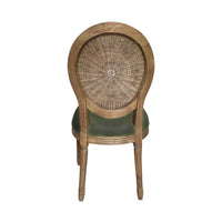 Marinha Oak Chair Olive Green Pre-order - Notbrand