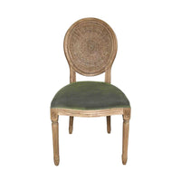 Marinha Oak Chair Olive Green Pre-order - Notbrand