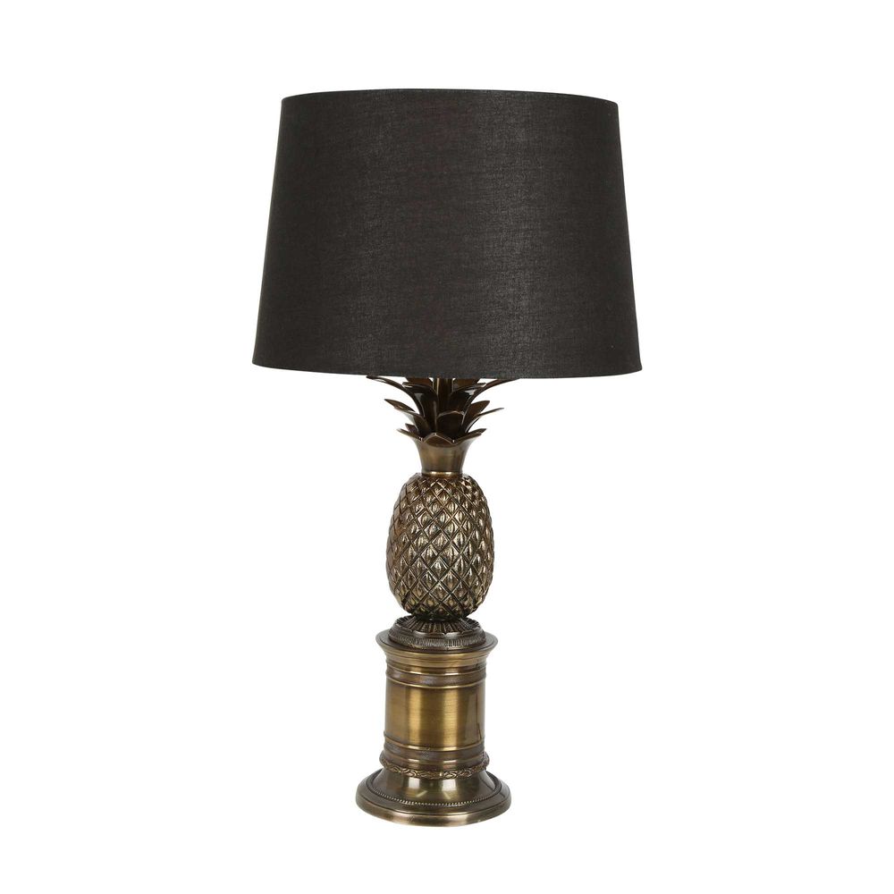 Bermuda Pineapple Brass Table Lamp Base - Antique Brass - Notbrand