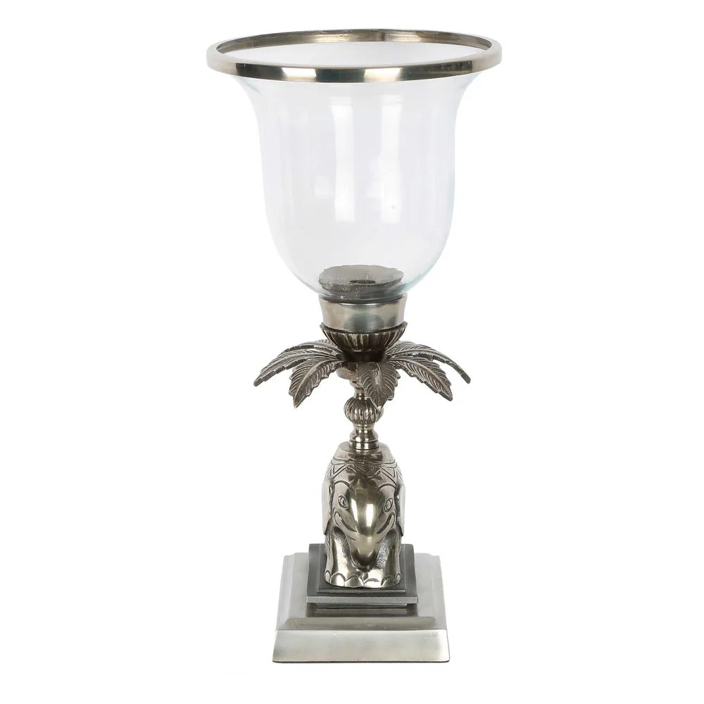 Sabu Hurricane Candle Holder - Vase Silver - Notbrand