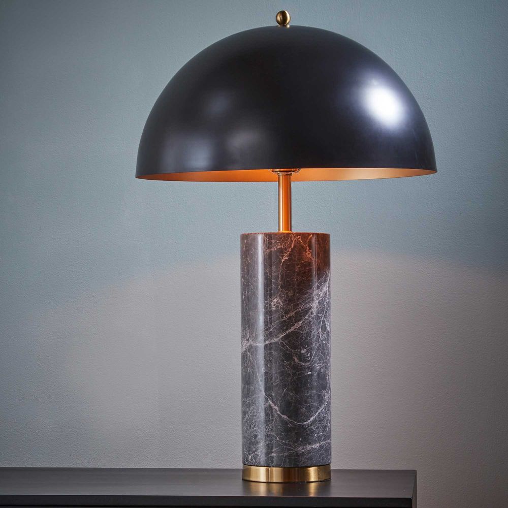 Vasco Iron Table Lamp - Black - Notbrand