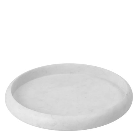 Santiago Marble Tray in White - Medium - Notbrand