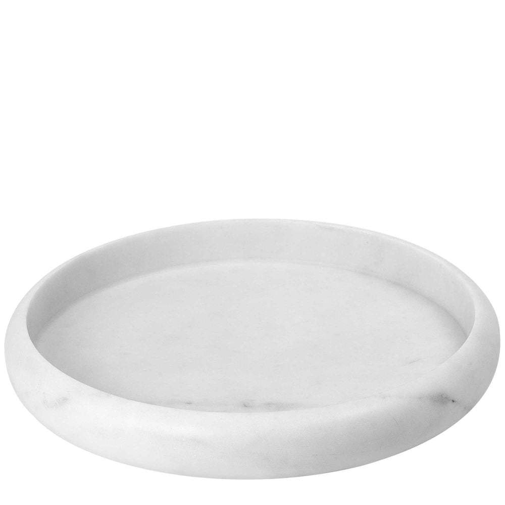 Santiago Marble Tray in White - Large - Notbrand