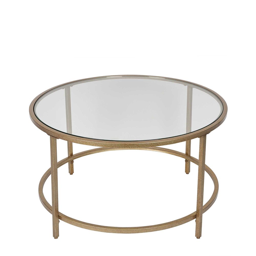 The Maleny Coffee Table - Gold - Notbrand