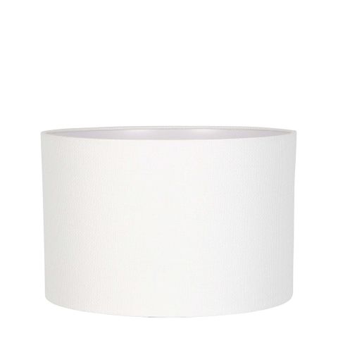 Java Cylinder Shade Lamp in White - Large - Notbrand