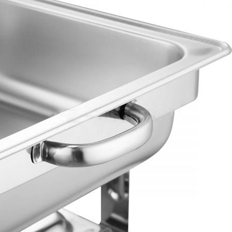 Stainless Steel Full Size Roll Top Chafing Dish - 9L - Notbrand