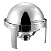 Stainless Steel Chafing Food Warmer Round Roll Top - 6L - Notbrand