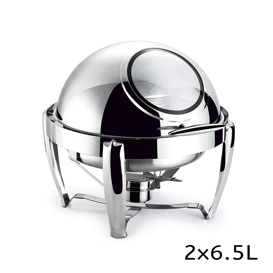 Round Soup Chafing Dish - 6.5L - Notbrand
