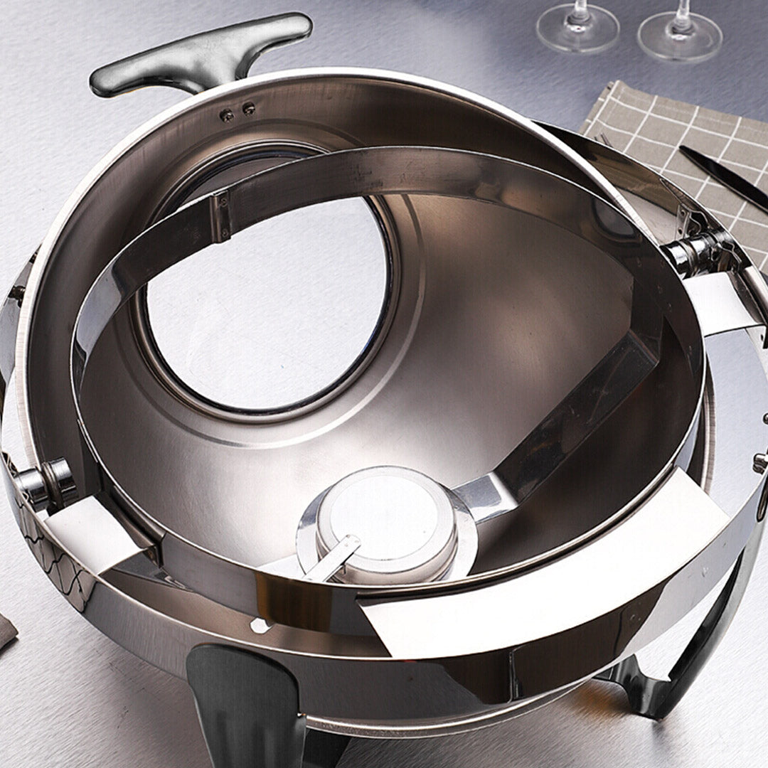Round Soup Chafing Dish - 6.5L - Notbrand