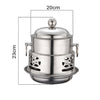 Stainless Steel Hot Pot With Lid - Single - Notbrand
