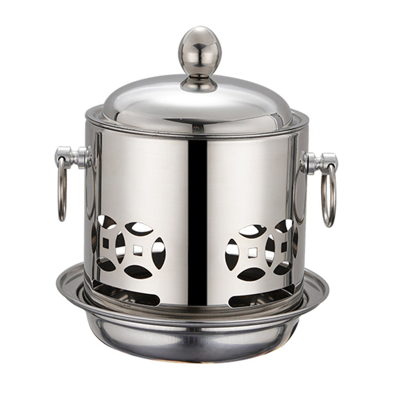 Stainless Steel Asian Hot Pot With Lid - Single - Notbrand