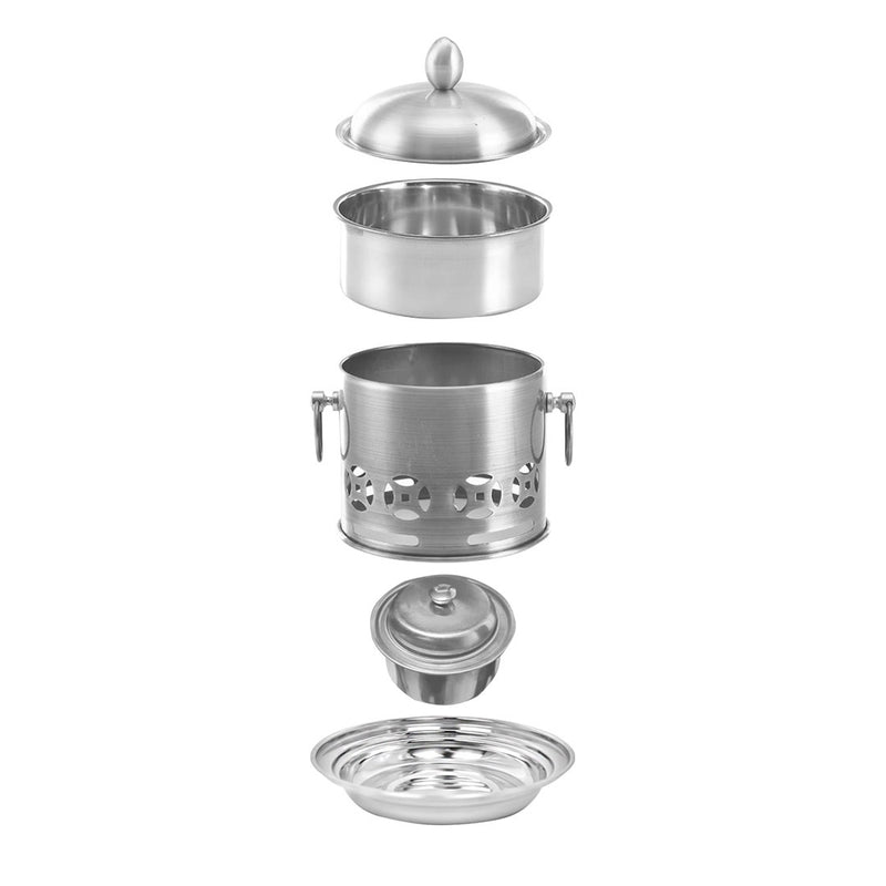 Stainless Steel Asian Hot Pot With Lid - Single - Notbrand