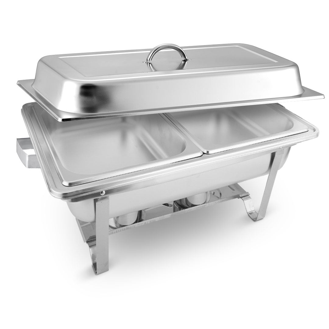 Dual Tray Stainless Steel Chafing Food Warmer - 4.5L - Notbrand