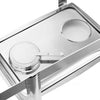 Dual Tray Stainless Steel Roll Top Food Warmer - 4.5L - Notbrand