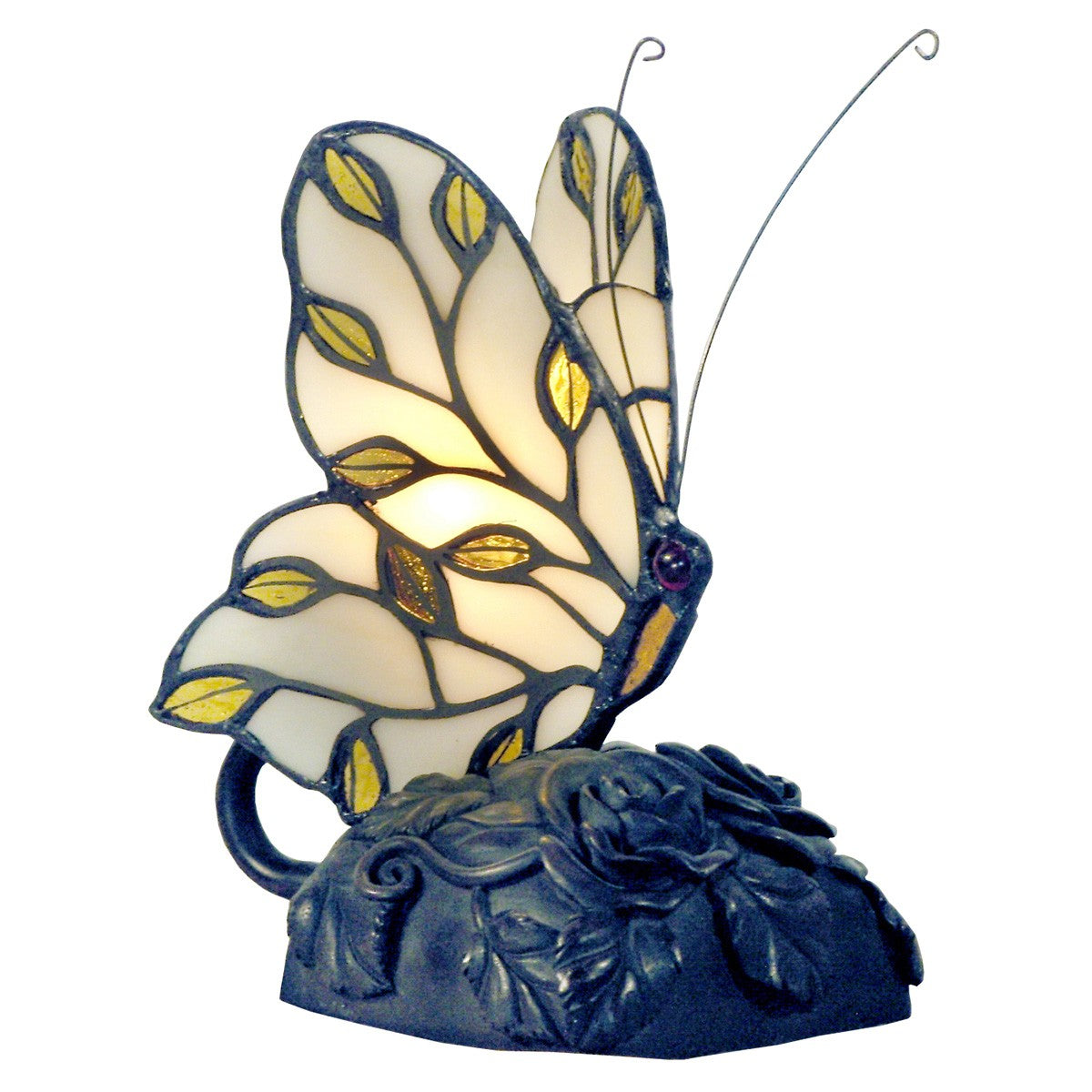 Butterfly Statue Tiffany Style Table Lamp - Range - Notbrand