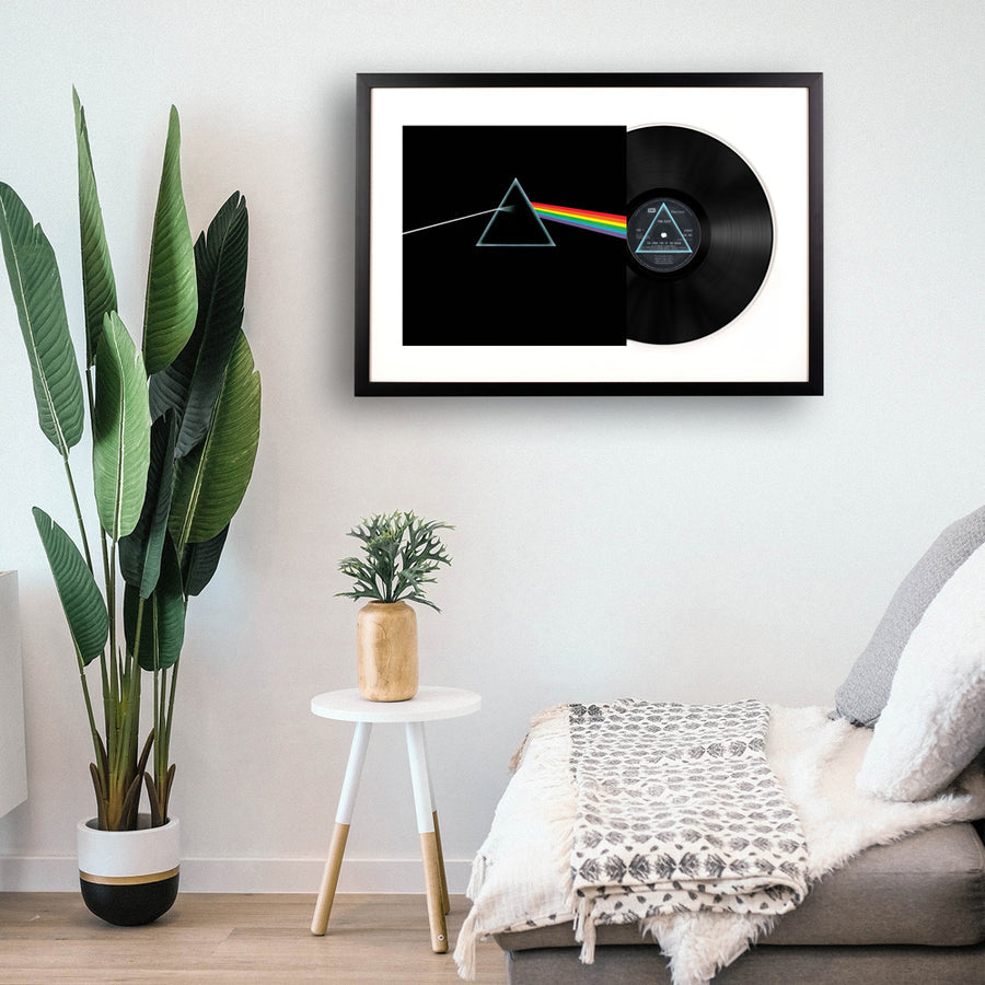 Pink Floyd The Dark Side of The Moon Framed Vinyl Album Art - Notbrand