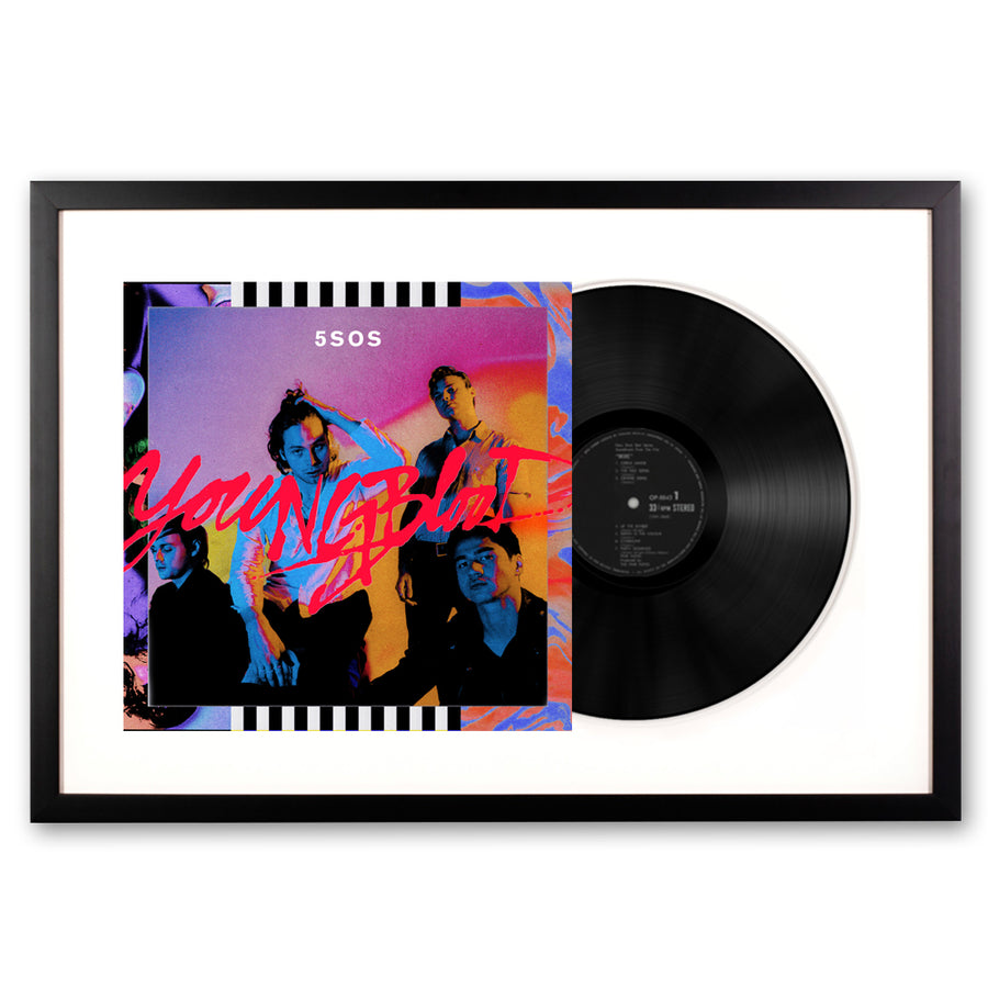 5 Seconds of Summer Youngblood Framed Vinyl Album Art - Notbrand