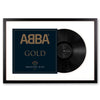 ABBA GOLD Framed DOUBLE VINYL Album Art - Notbrand