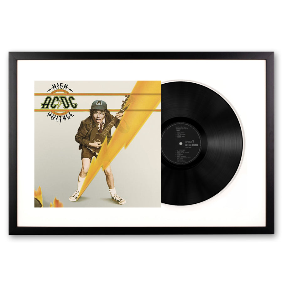 AC/DC High Voltage Framed Vinyl Album Art - Notbrand