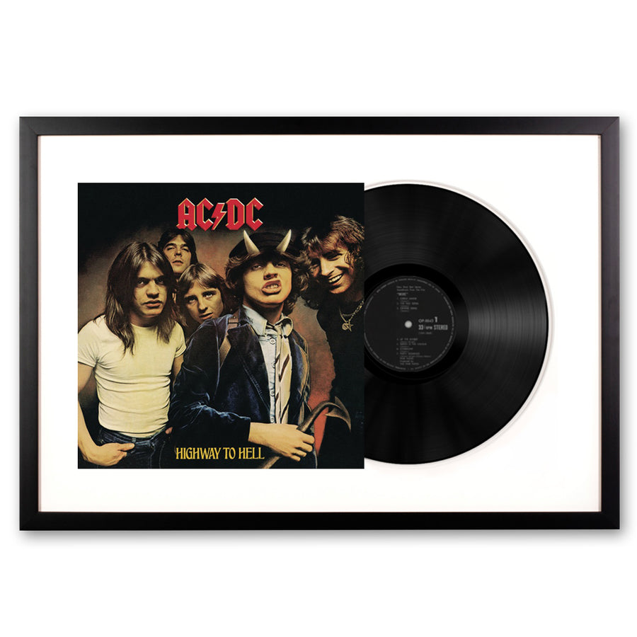 AC/DC Highway to Hell Framed Vinyl Album Art - Notbrand