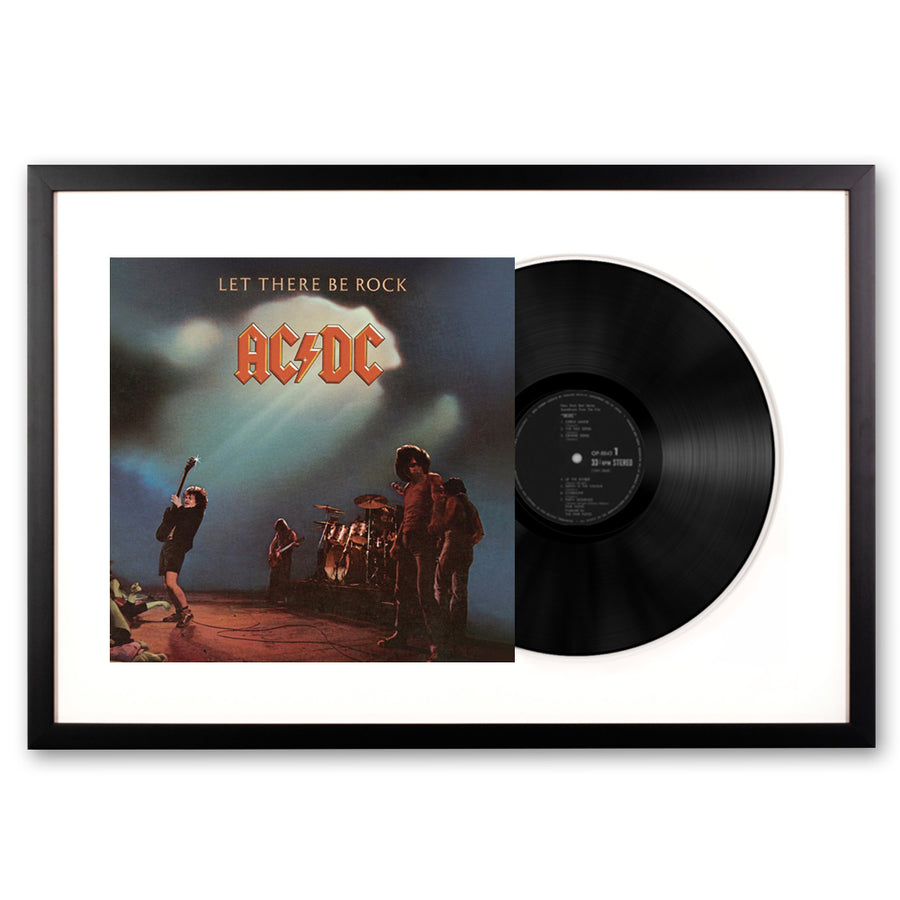 AC/DC Let there Be Rock Framed Vinyl Album Art - Notbrand