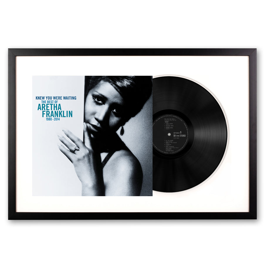 The Best of Aretha Franklin 1980-2014 Framed Vinyl Album Art - Notbrand