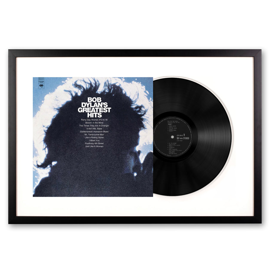 Bob Dylan Greatest Hits Framed Vinyl Album Art - Notbrand