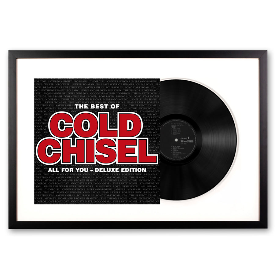 Best of Cold Chisel Double Framed Vinyl Album Art - Notbrand