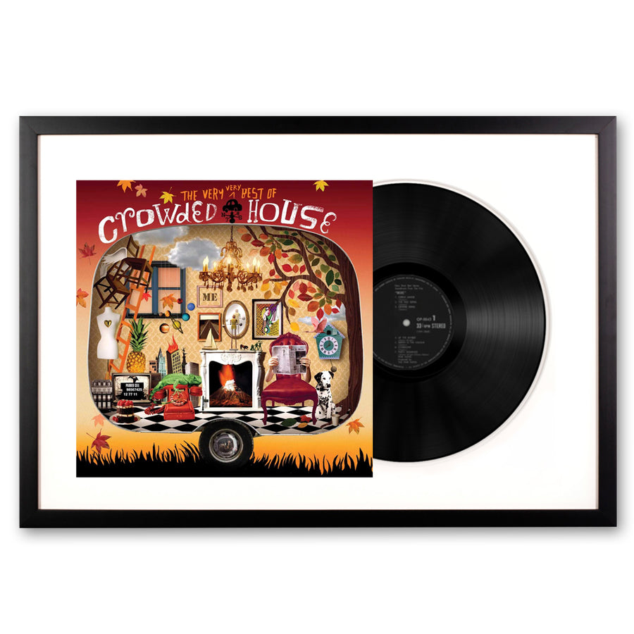 Crowded House the Very Very Best of Crowed House Double Framed Vinyl Album Art - Notbrand