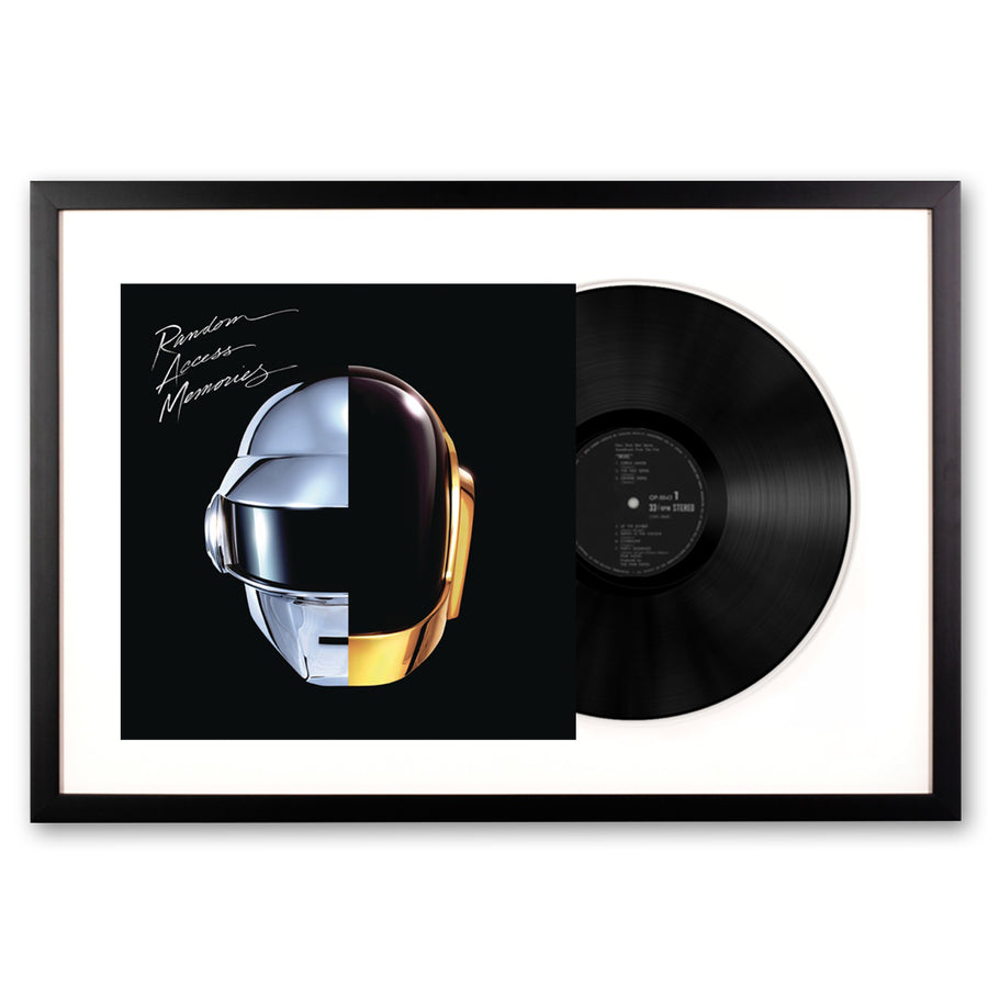 Daft Punk Random Access Memories Framed Vinyl Album Art - Notbrand