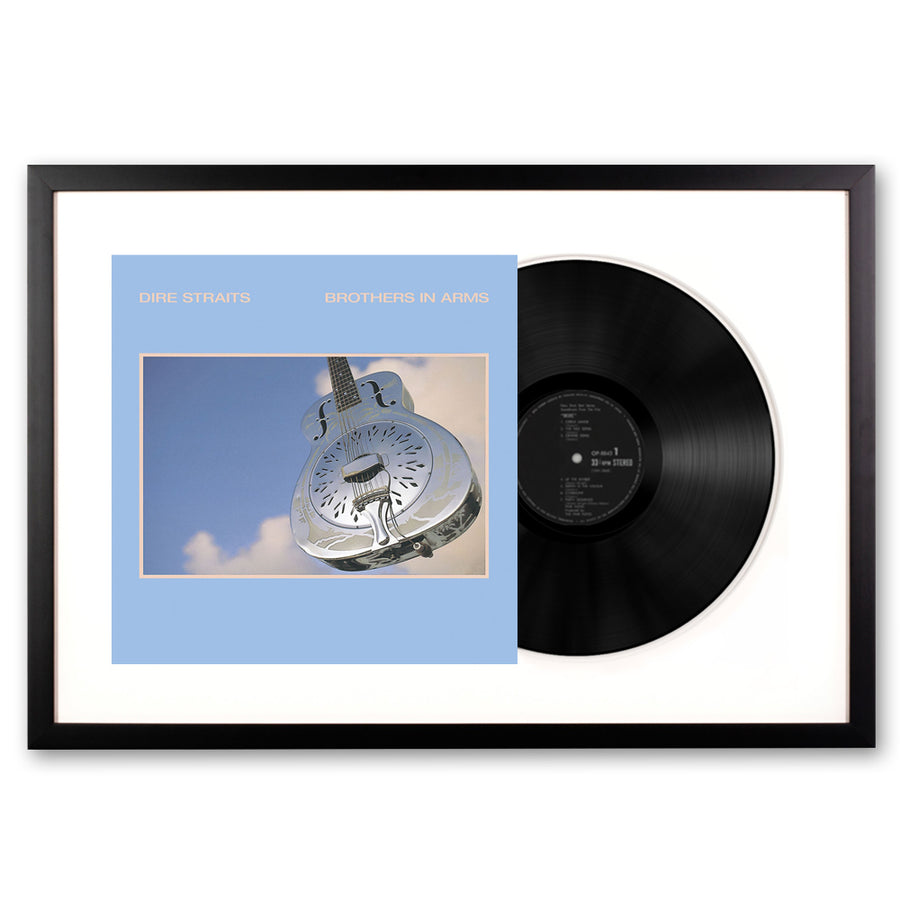 Dire Straits Brothers in Arms Framed Double Vinyl Album Art - Notbrand
