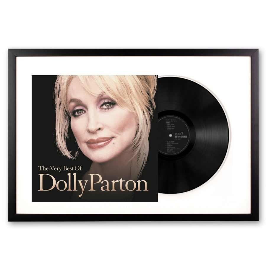 Dolly Parton the Very Best of Dolly Parton Framed Vinyl Album Art - Notbrand