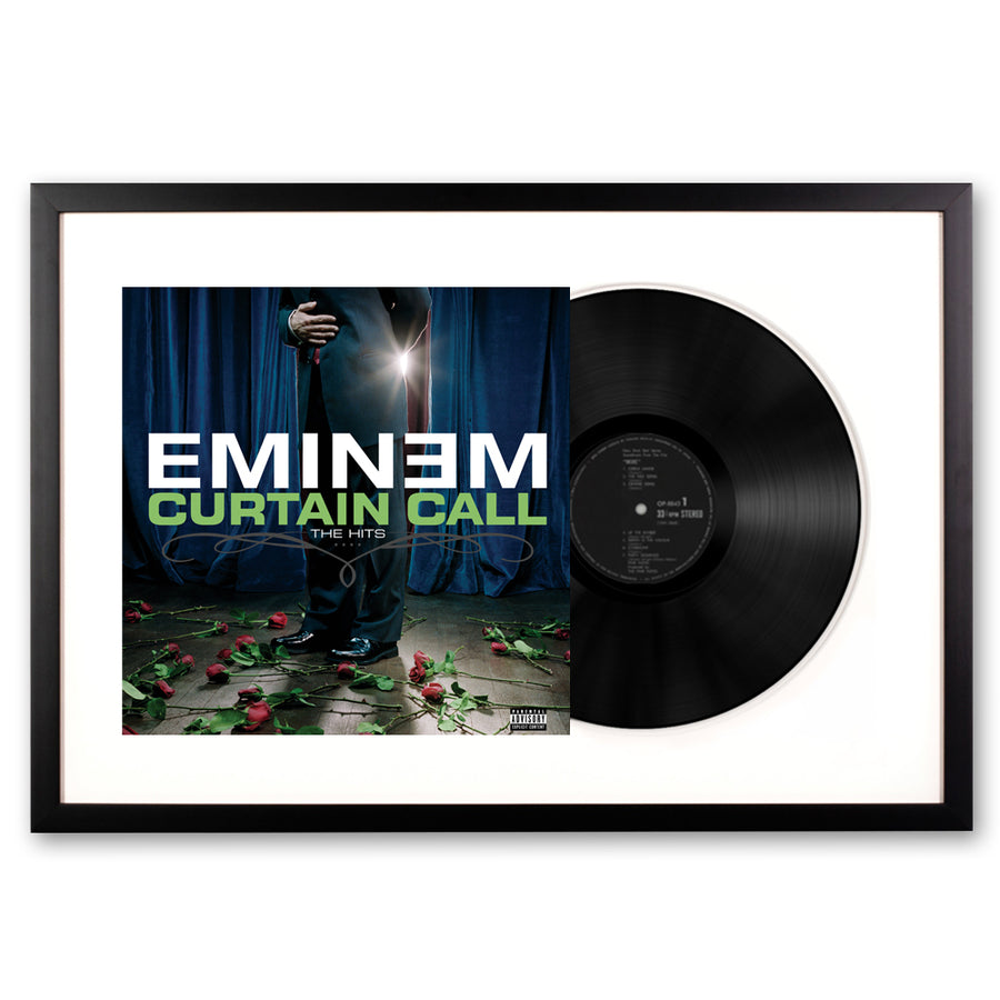 Eminem Curtain Call Double Framed Vinyl Album Art - Notbrand