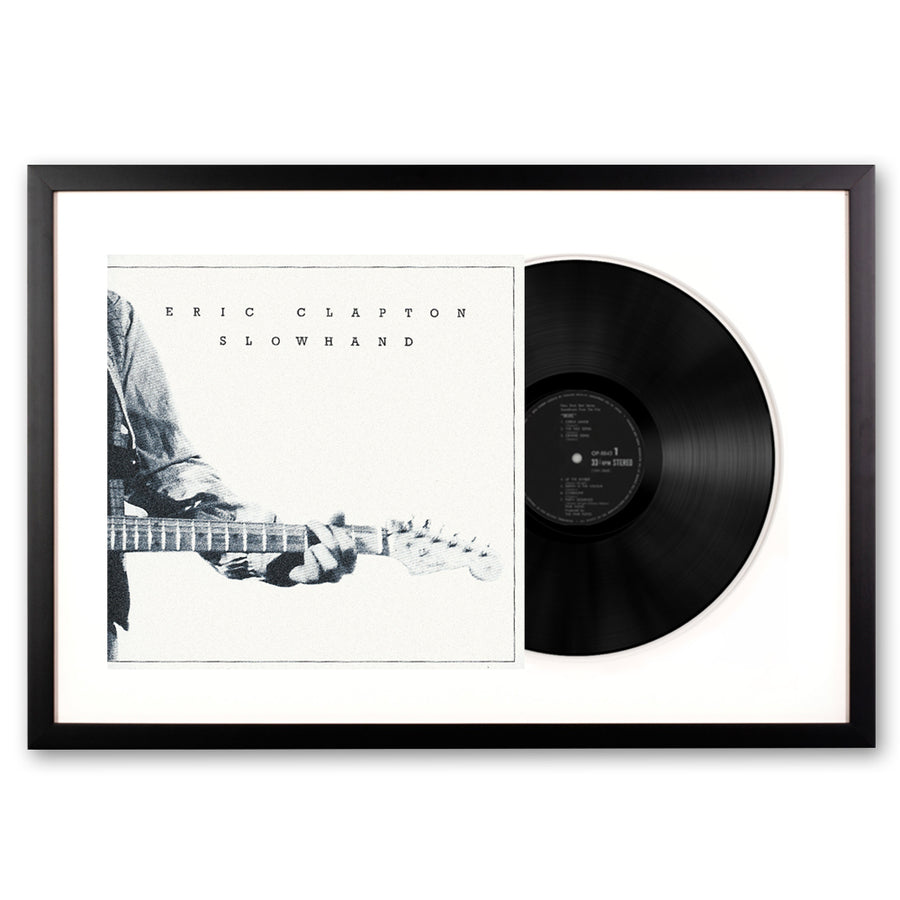 Eric Clapton Slowhand 35th Anniversary Framed Vinyl Album Art - Notbrand