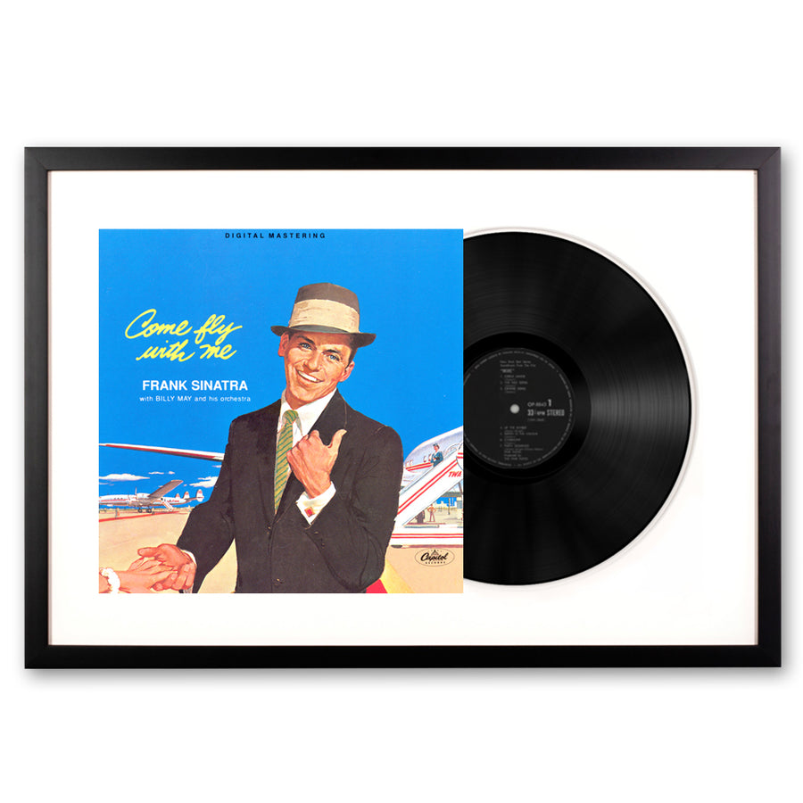 Frank Sinatra Come Fly with Me Framed Vinyl Album Art - Notbrand