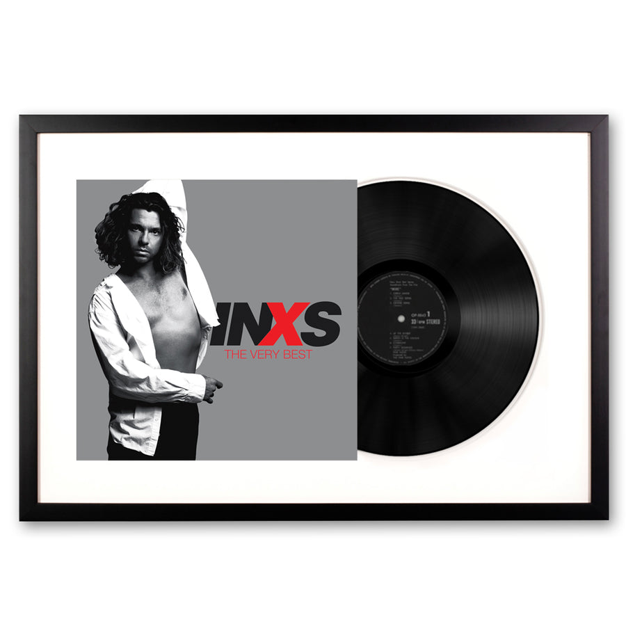 INXS The Very Best Double Framed Vinyl Album Art - Notbrand