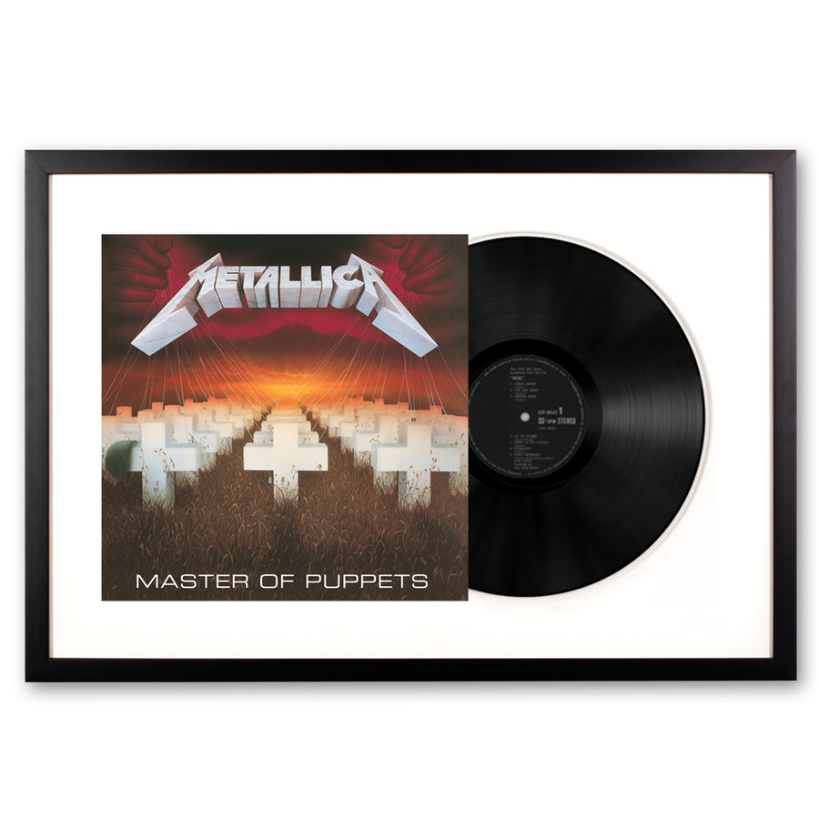 Metallica Master of Puppets Framed Vinyl Album Art - Notbrand