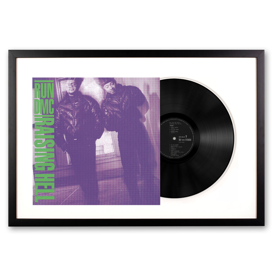 Run DMC Raising Hell Framed Vinyl Album Art - Notbrand