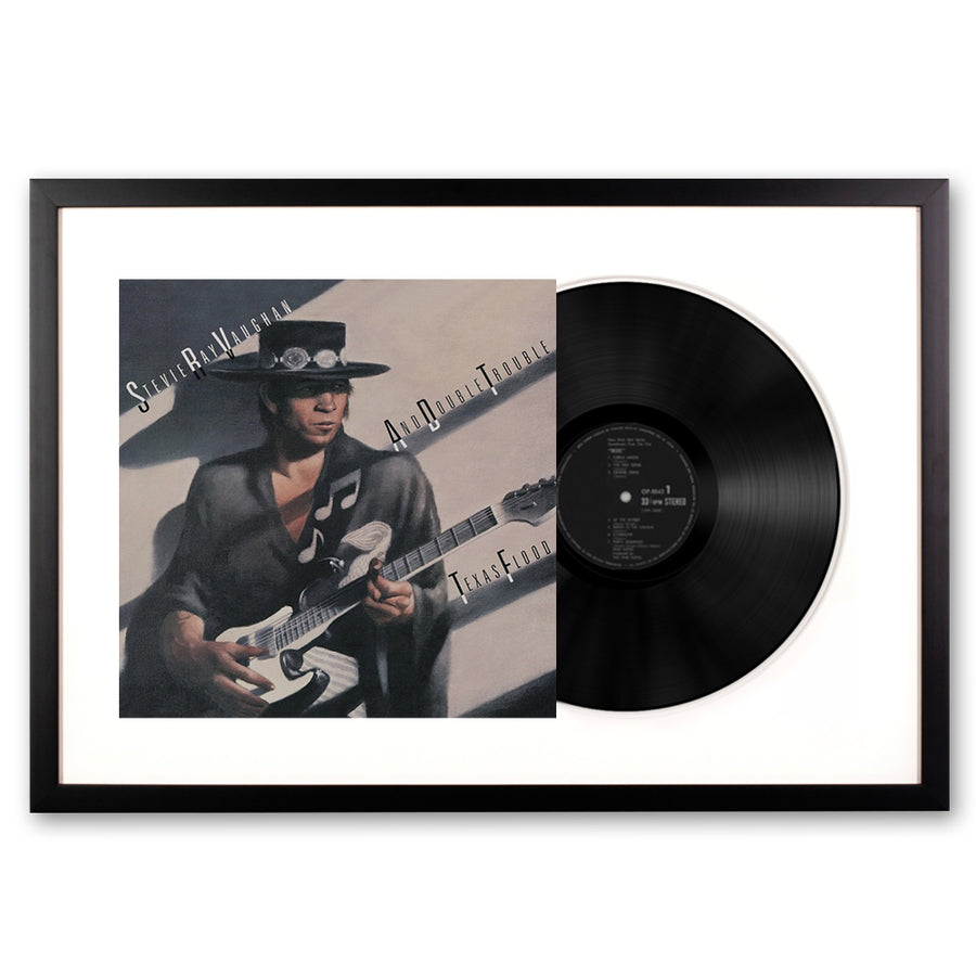 Stevie Ray Vaughan Texas Food Framed Vinyl Album Art - Notbrand