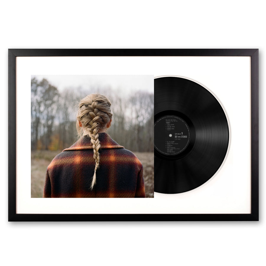 Taylor Swift Evermore Double Framed Vinyl Album Art - Notbrand